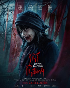 Sao nhí Thái Lan Nina Nutthacha Padovan gây sốc với tạo hình 'quỷ Phí Phông' trong phim kinh dị Việt