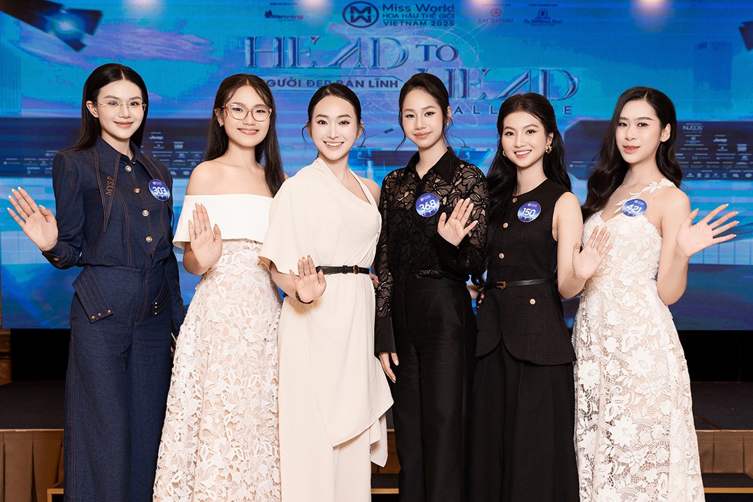 Top 48 'Miss World Vietnam 2025' trổ tài tranh biện, lộ diện thí sinh đầu tiên vào chung kết