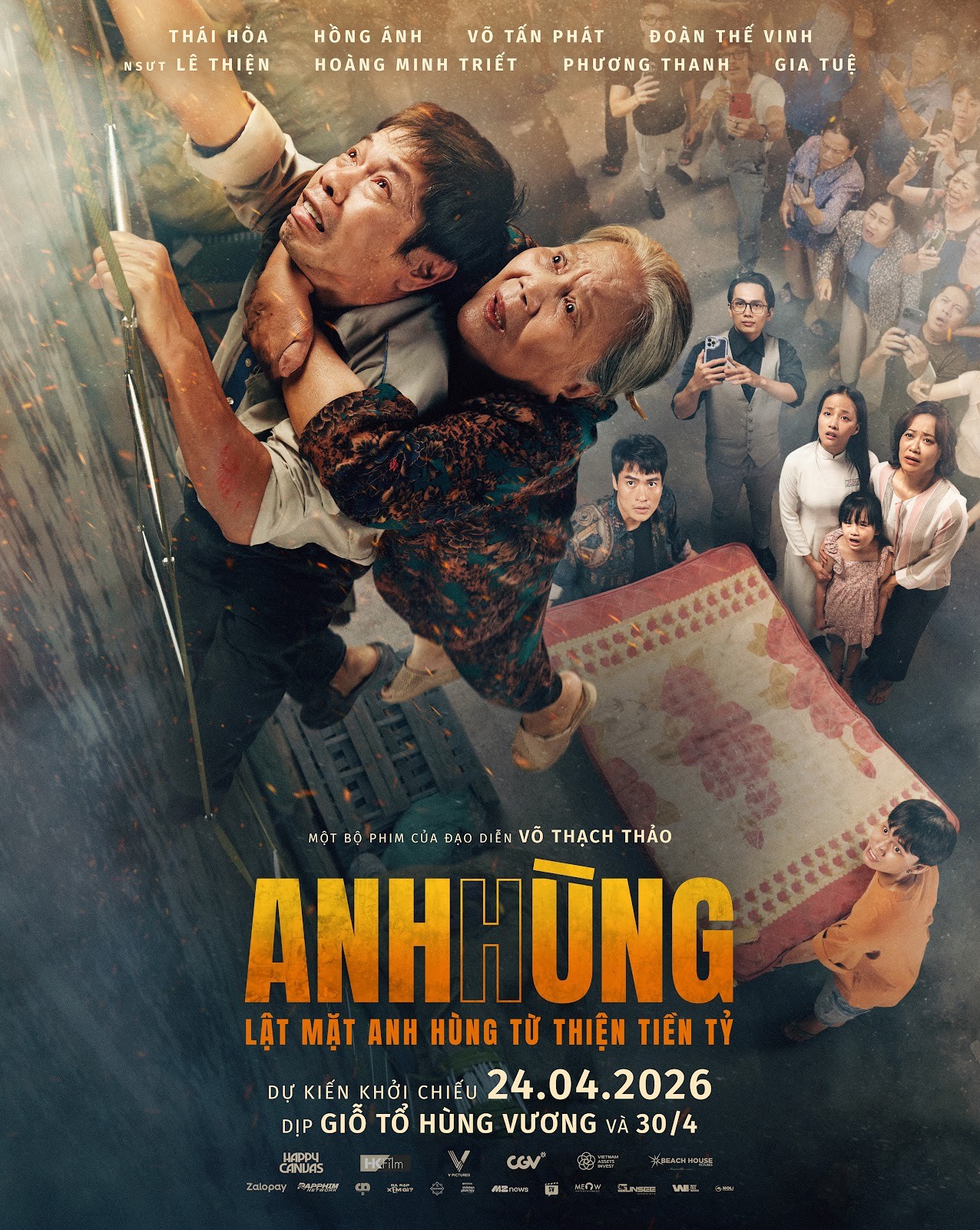 Đạo diễn Võ Thạch Thảo: Những hình ảnh cảm động từ siêu bão Yagi là nguồn cảm hứng thực hiện phim 'Anh Hùng'