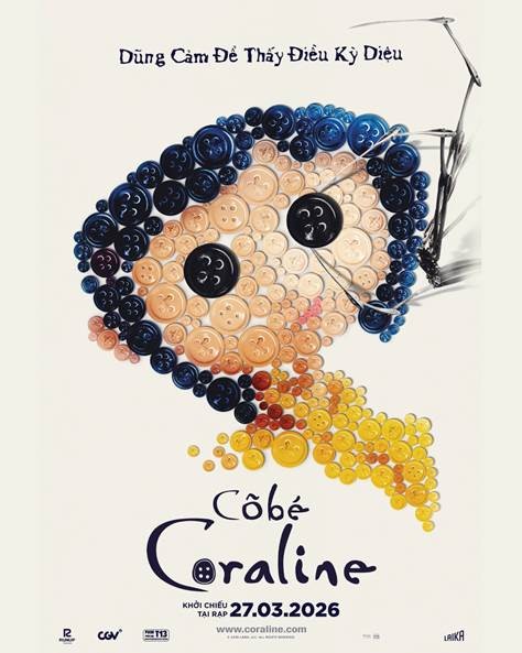 Đếm ngược ngày xem tuyệt tác stop-motion 'Coraline' trên màn ảnh rộng