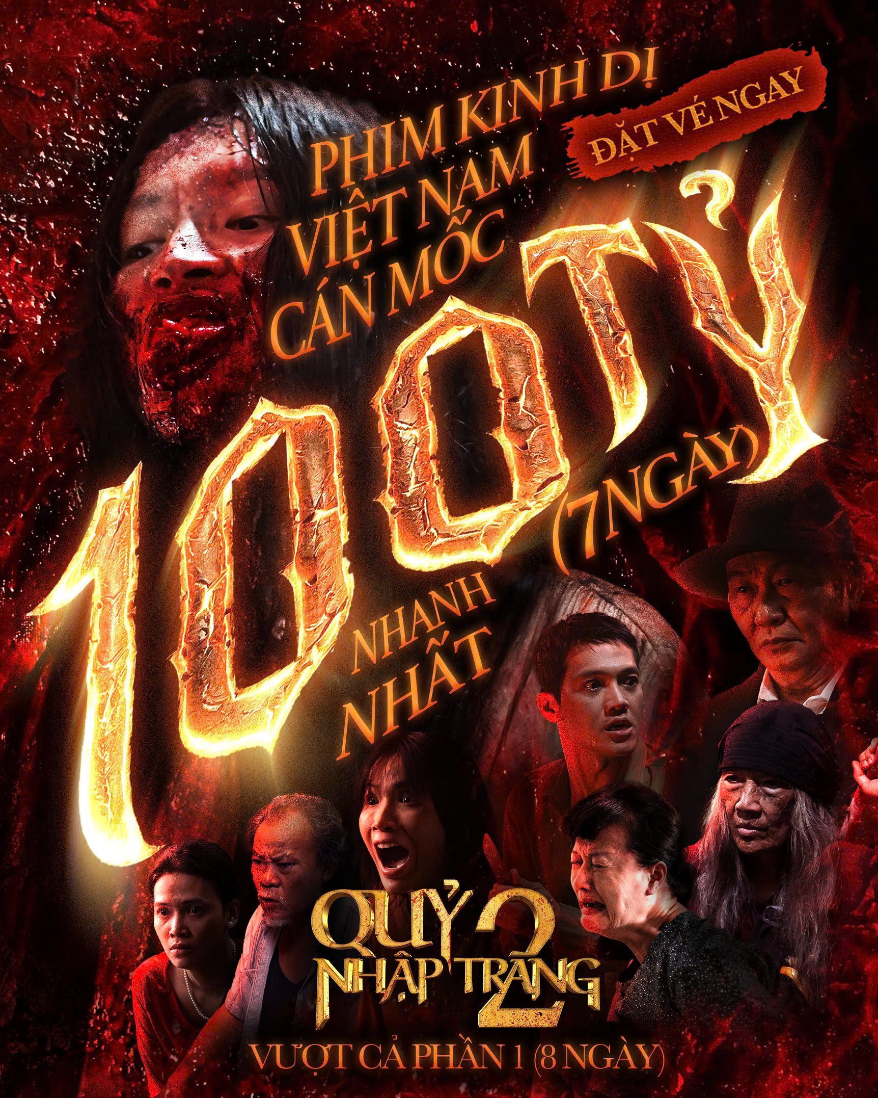 'Quỷ nhập tràng 2' đạt mốc trăm tỷ, ê-kip chính thức 'xuất khẩu' phim ra quốc tế