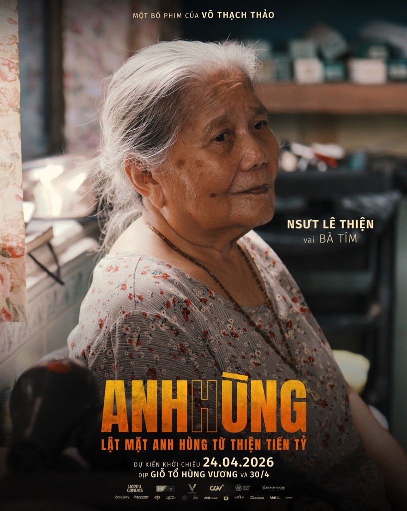 Loạt poster nhân vật 'Anh Hùng' hé lộ nỗi niềm người cha, người mẹ đơn thân