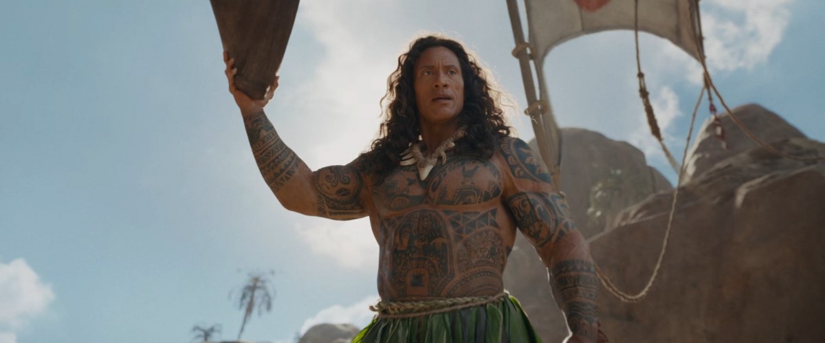 Cười 'ngã ngửa' với tạo hình Á thần Maui của The Rock trong trailer 'Moana live-action'