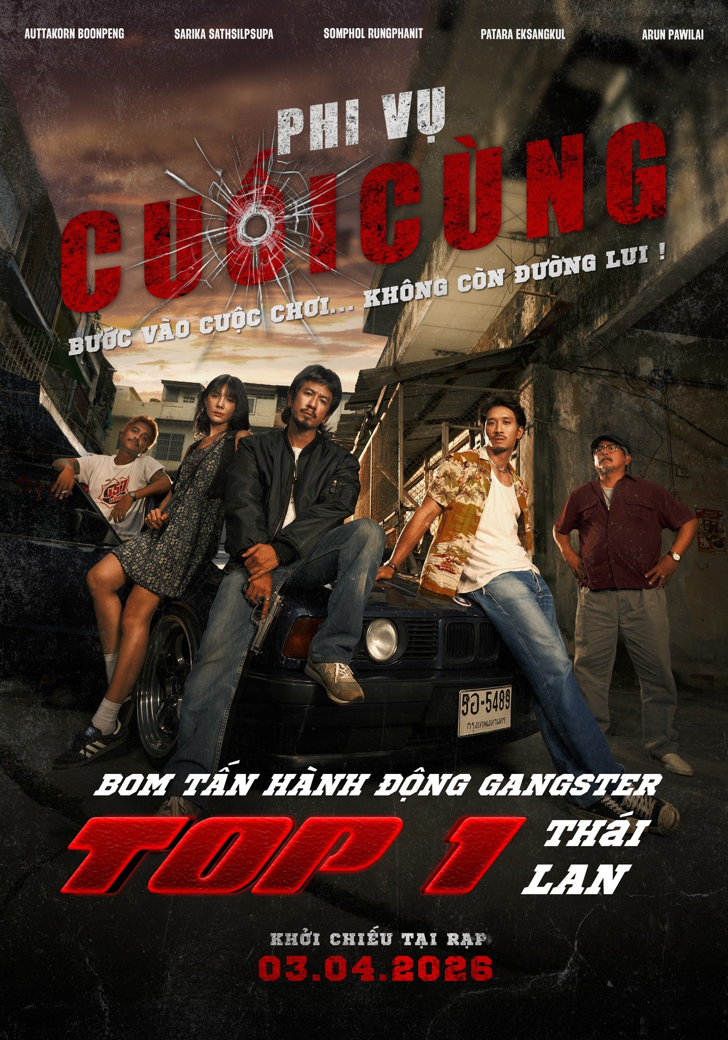 'Phi vụ cuối cùng' chính thức khởi chiếu, dàn sao Việt 'thót tim' trước loạt cảnh đấu súng đẫm máu