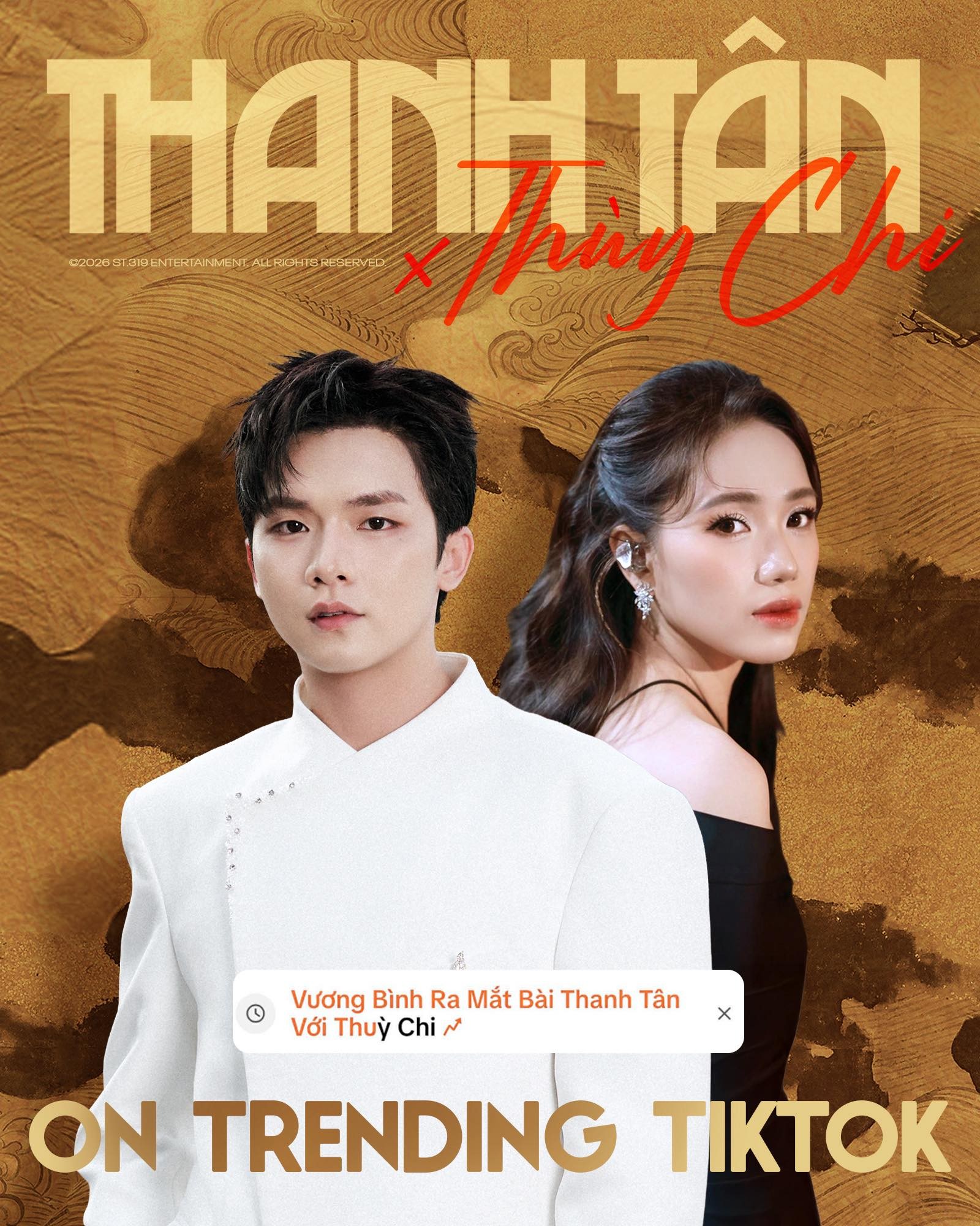 Vương Bình kết hợp giọng ca 'Ngọc nữ Vpop' Thùy Chi, chưa ra nhạc đã lọt Top Trending