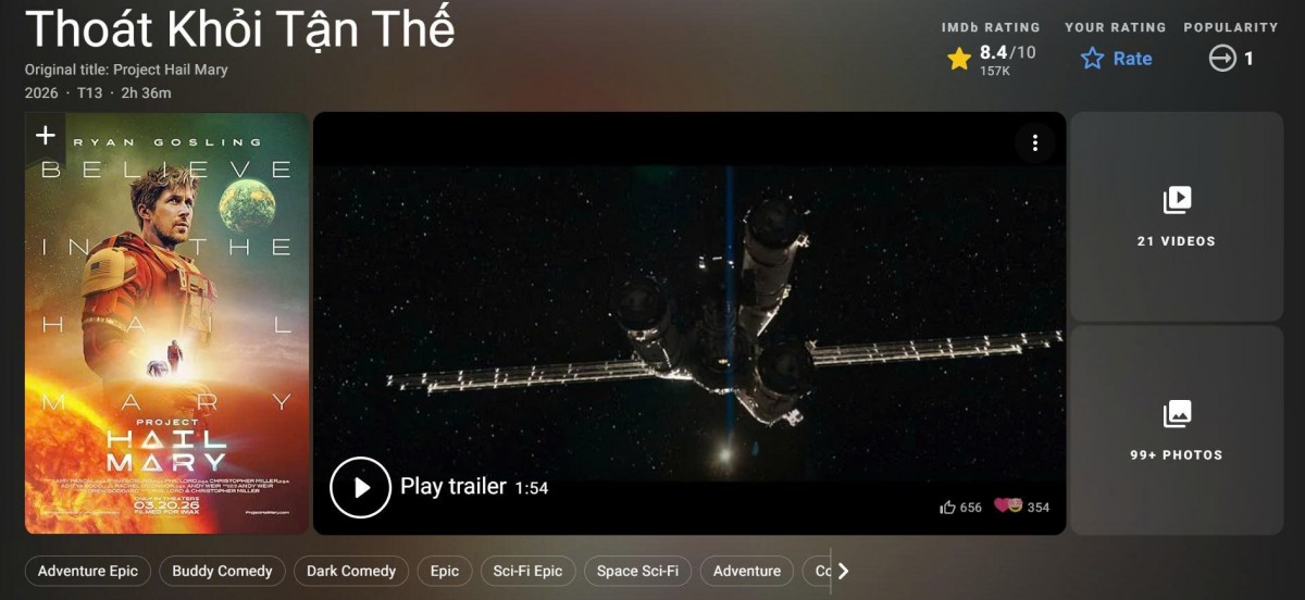 Bộ phim đánh bại 'Quỷ nhập tràng 2' tại rạp chiếu dù suất chiếu không bằng một nửa