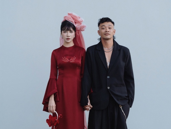 Từ phim 'Song hỷ lâm nguy', Hynee Cao Thanh Huyền tung bộ ảnh cưới đỏ rực cùng Hoàng Phi, phải chăng 'phim giả tình thật'?