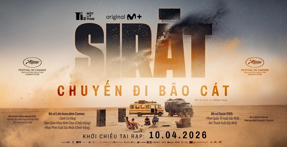 'Sirat: Chuyến đi bão cát' – Tác phẩm đoạt giải tại Liên hoan phim Cannes ra rạp Việt