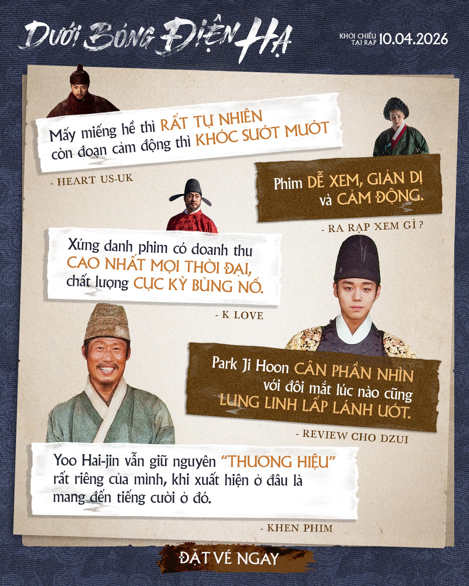 'Dưới bóng Điện hạ' gây bất ngờ khi đào sâu từng lát cắt lịch sử để tạo nên câu chuyện đẫm nước mắt về tình người