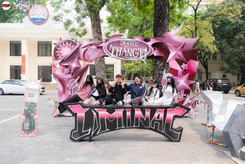 Photobooth Dạ khúc tháng Tư 2026: Điểm nhấn thị giác tại Học viện Báo chí và Tuyên truyền