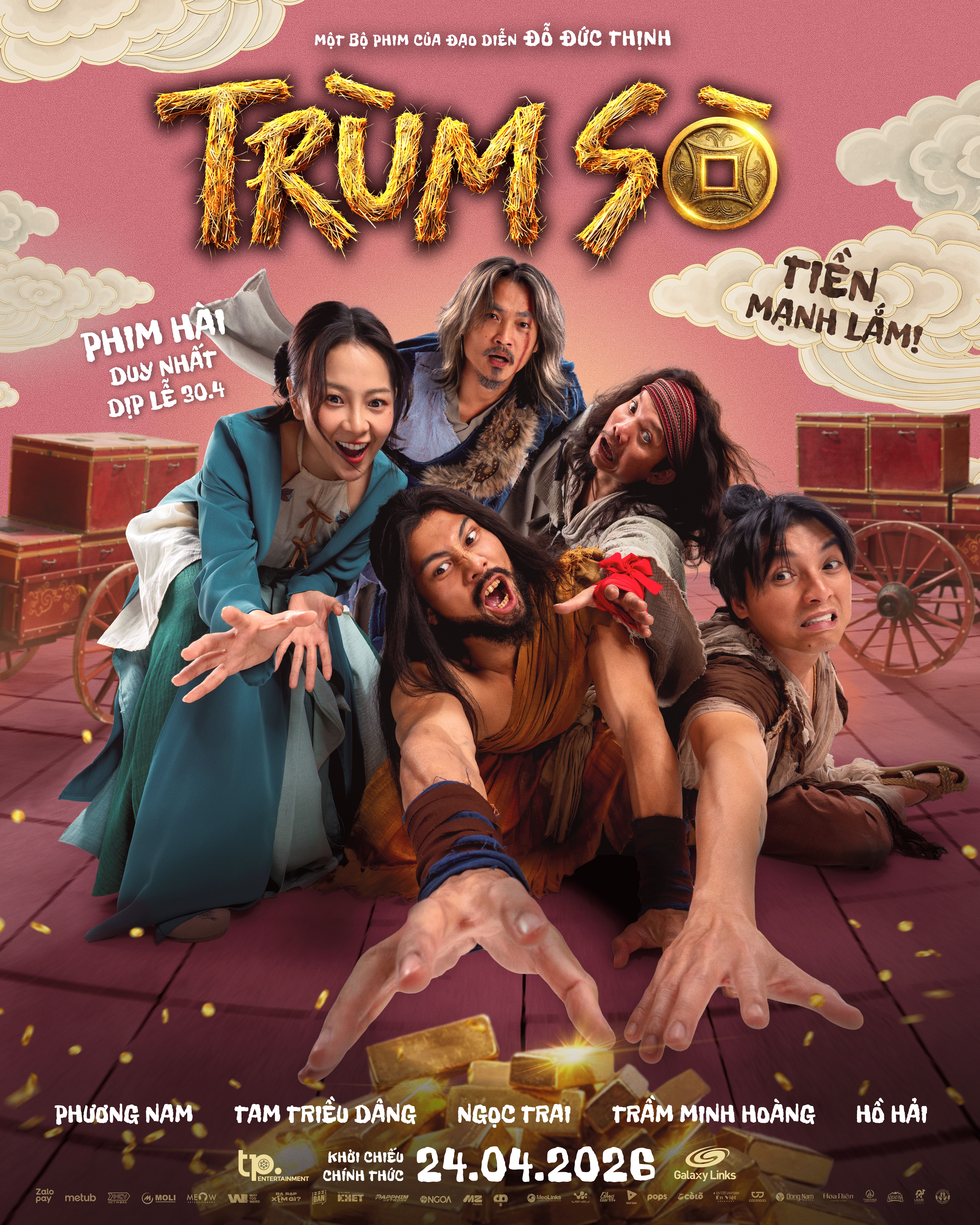 'Trùm Sò' và cách kể câu chuyện tiền – tình qua loạt poster dàn nhân vật