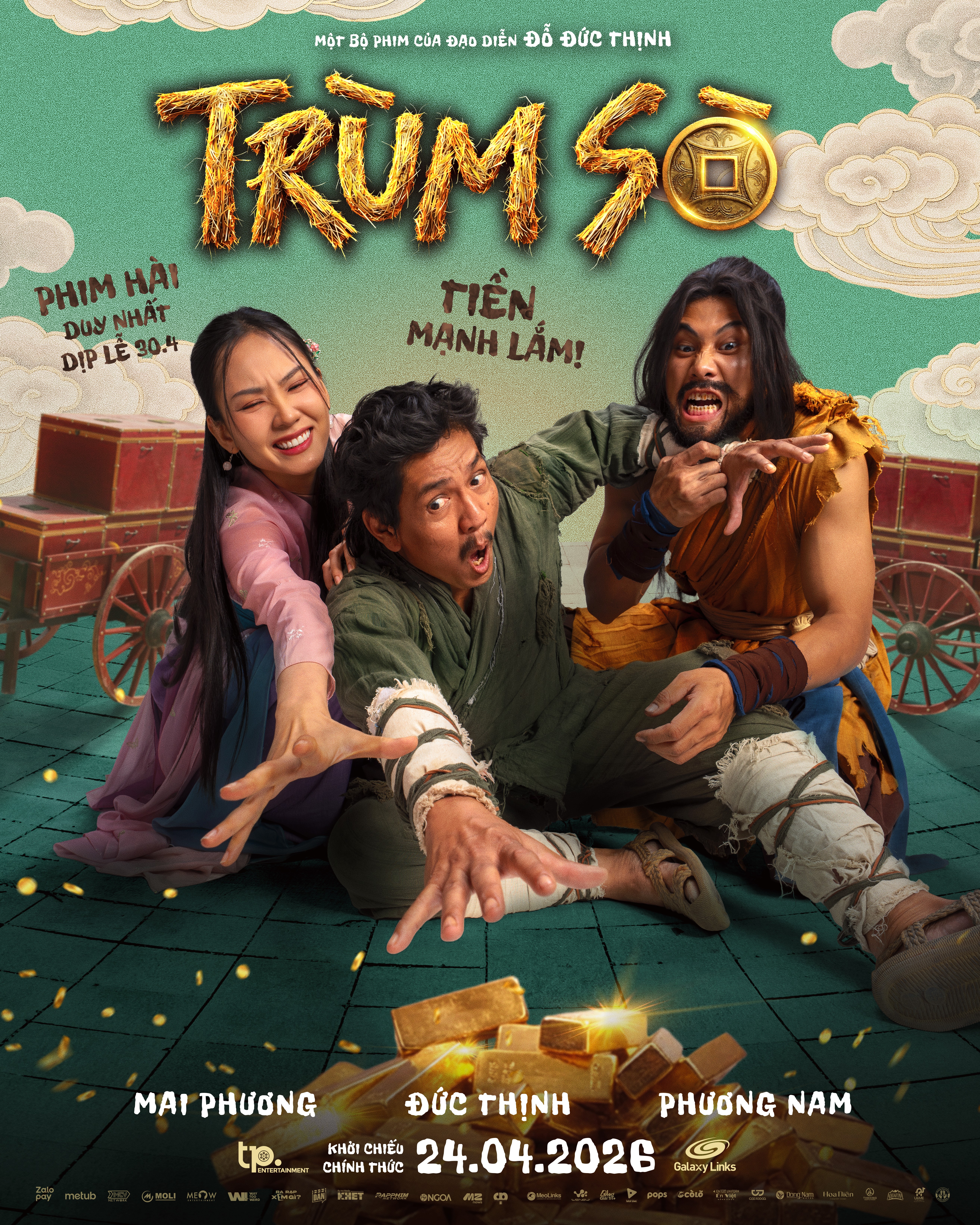 'Trùm Sò' và cách kể câu chuyện tiền – tình qua loạt poster dàn nhân vật