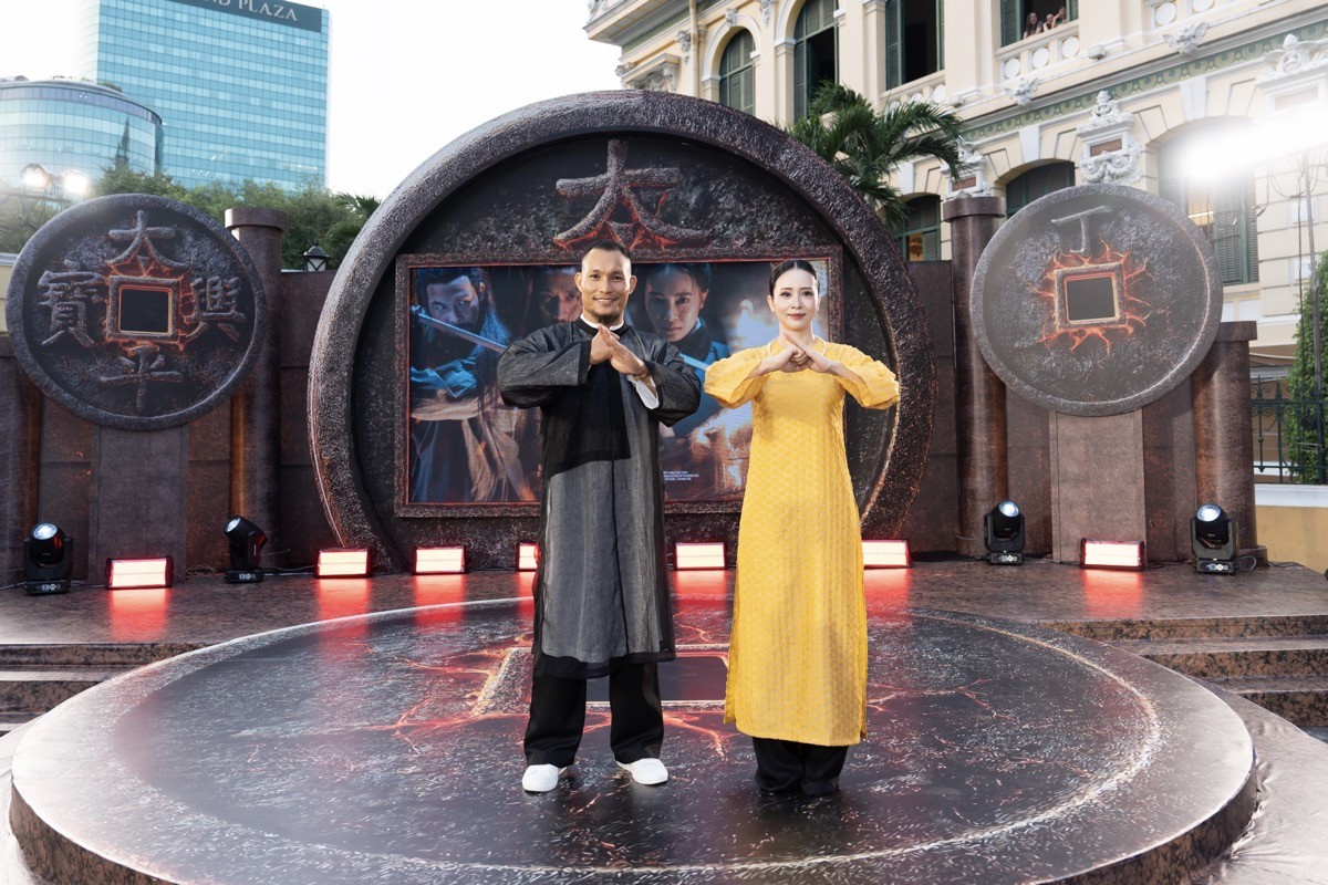 'Chị đẹp' Thúy Hiền hóa tráng sĩ trong phim 'Hộ linh tráng sĩ - Bí ẩn mộ vua Đinh'