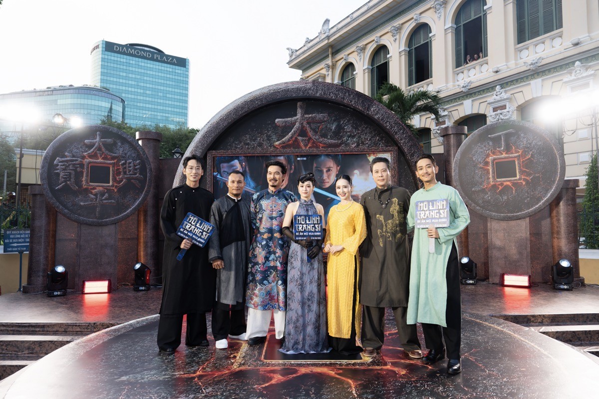 'Chị đẹp' Thúy Hiền hóa tráng sĩ trong phim 'Hộ linh tráng sĩ - Bí ẩn mộ vua Đinh'