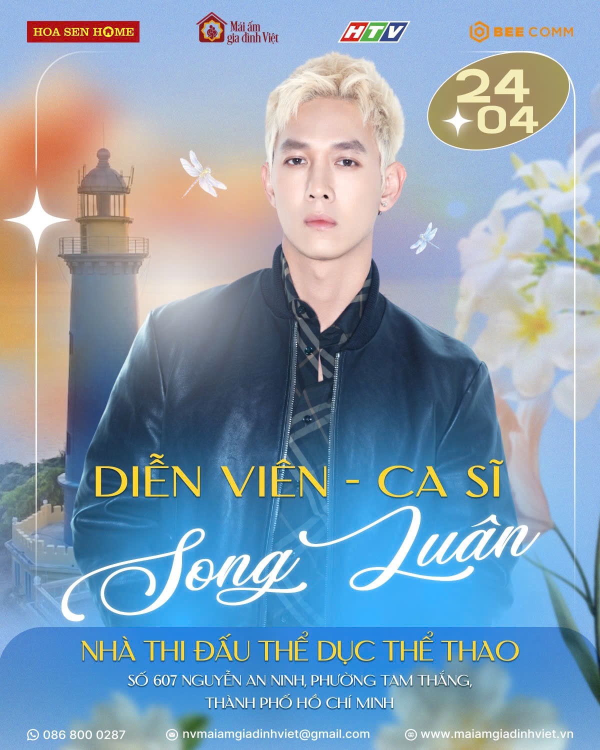 Song Luân, Anh Tú, Đỗ Nhật Hoàng hội ngộ tại 'Mái ấm gia đình Việt' ghi hình ở TP. HCM