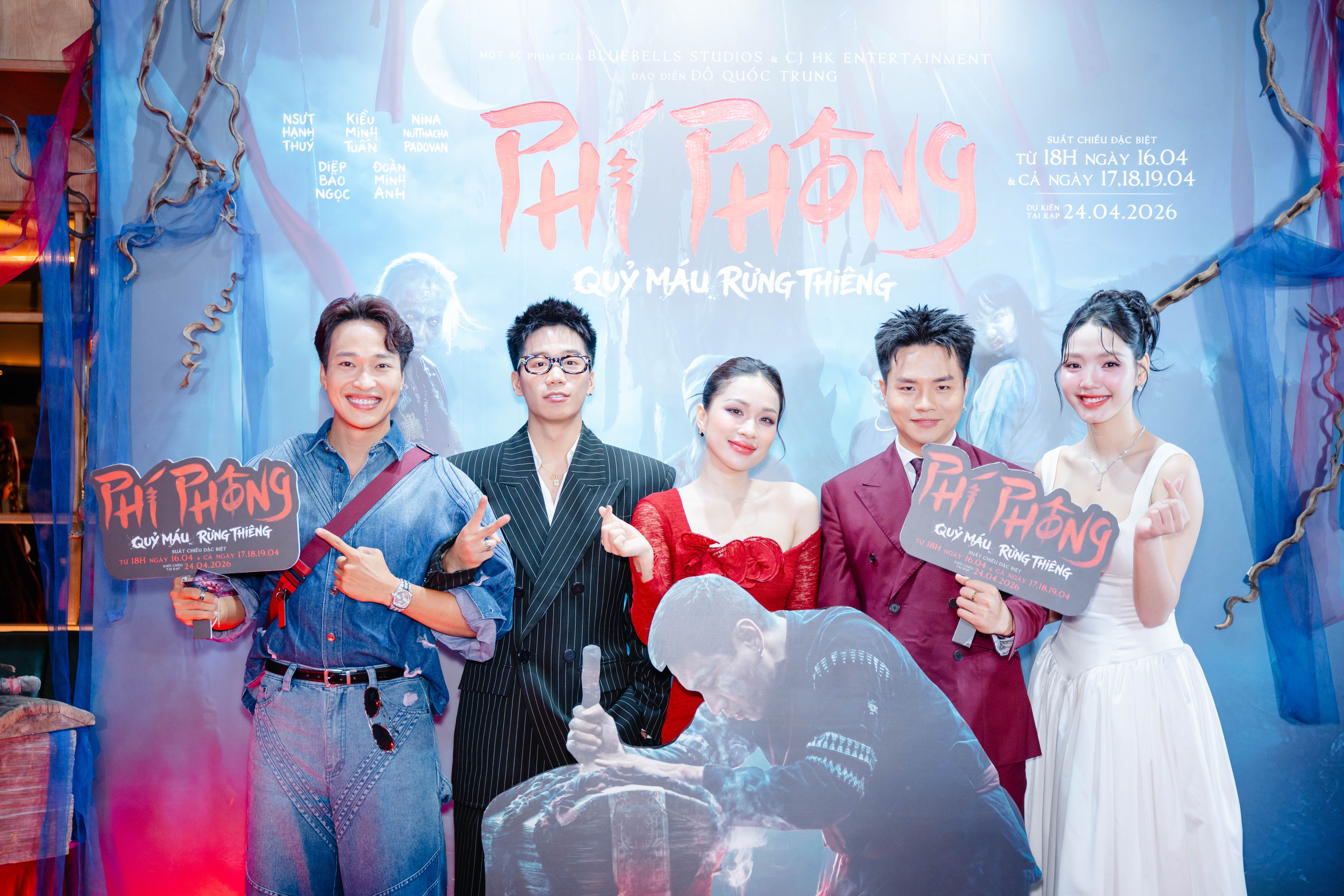 Đạo diễn Đỗ Quốc Trung ra mắt 'Phí Phông: Quỷ máu rừng thiêng' tại quê nhà Hà Nội