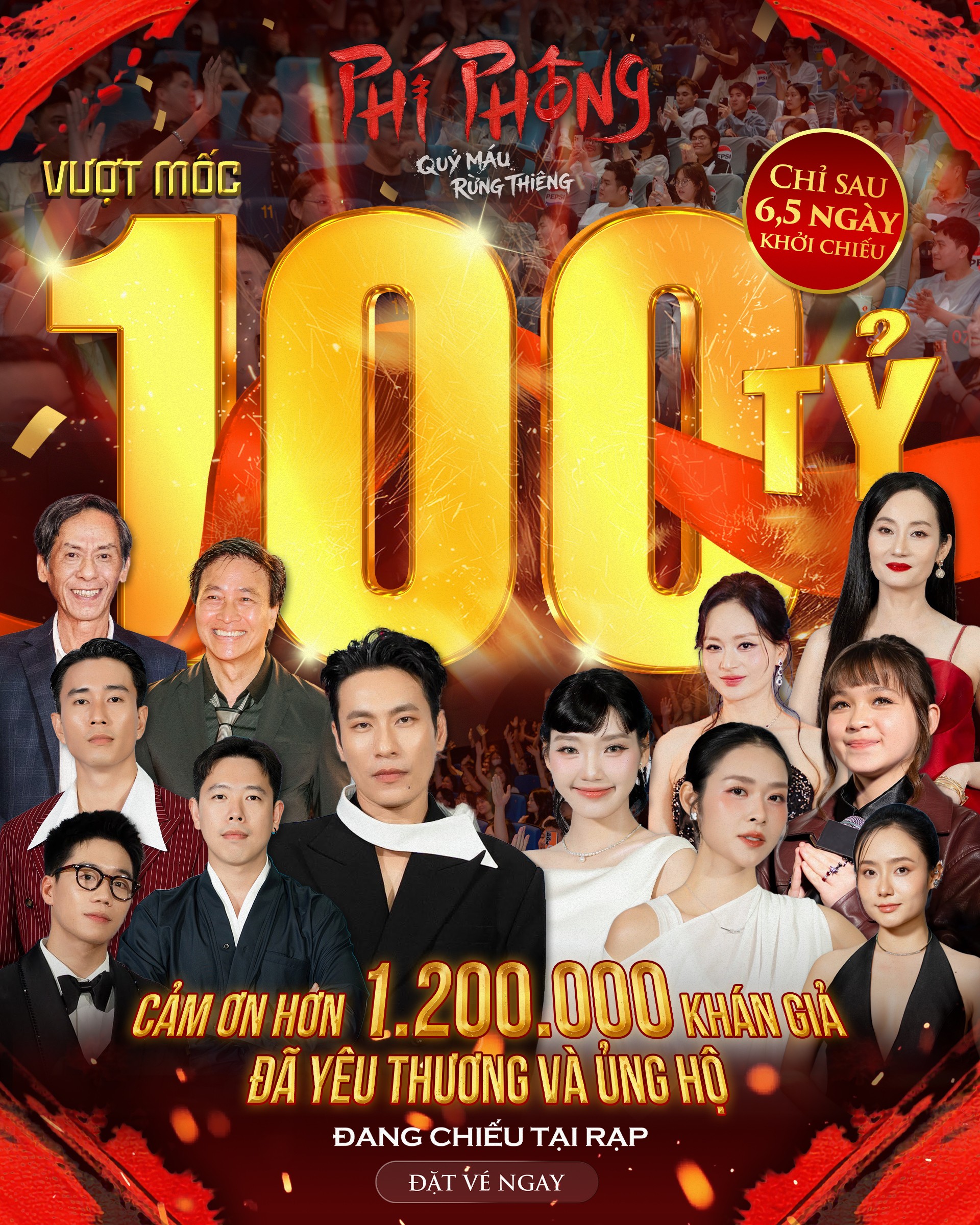 'Phí Phông: Quỷ máu rừng thiêng': Phim kinh dị đạt mốc 100 tỷ đồng nhanh nhất mọi thời đại tại Việt Nam