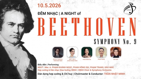 Nhạc trưởng Trần Nhật Minh chỉ huy đêm nhạc 'Beethoven’s Symphony No. 9' tại TP. HCM
