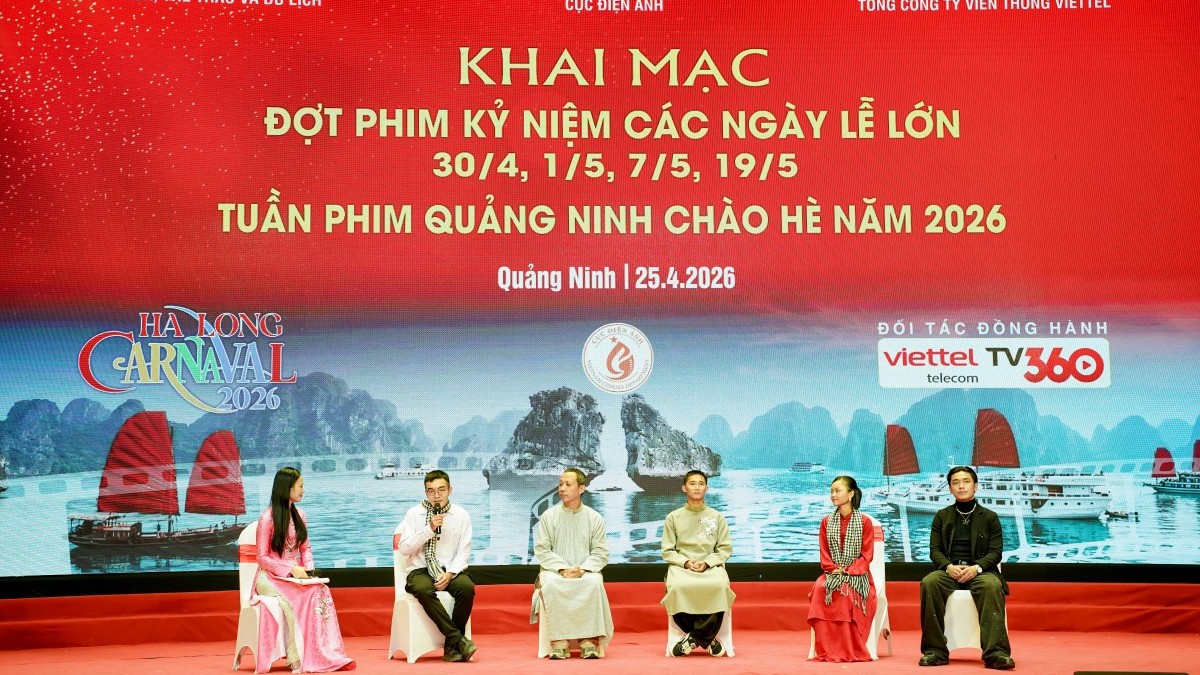 Khai mạc Tuần lễ phim kỷ niệm các ngày lễ lớn năm 2026 tại Quảng Ninh: Lan tỏa giá trị lịch sử qua điện ảnh