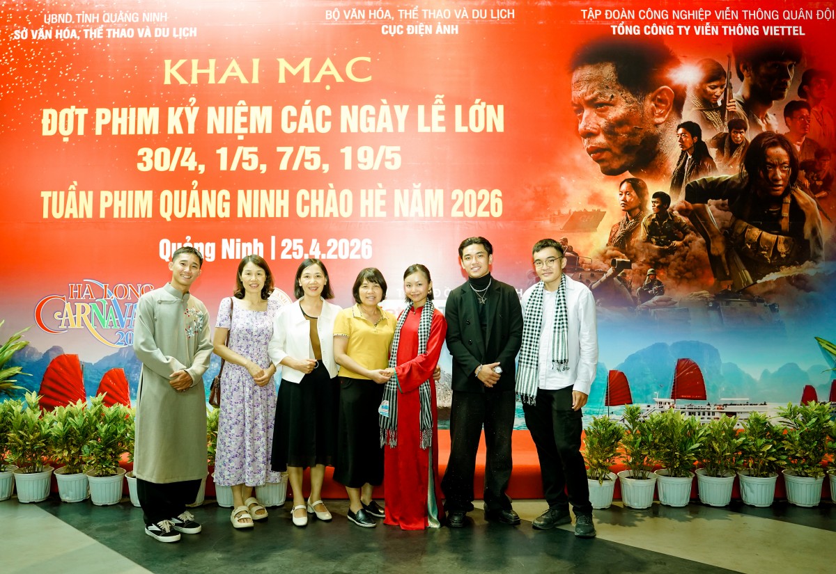 Khai mạc Tuần lễ phim kỷ niệm các ngày lễ lớn năm 2026 tại Quảng Ninh: Lan tỏa giá trị lịch sử qua điện ảnh