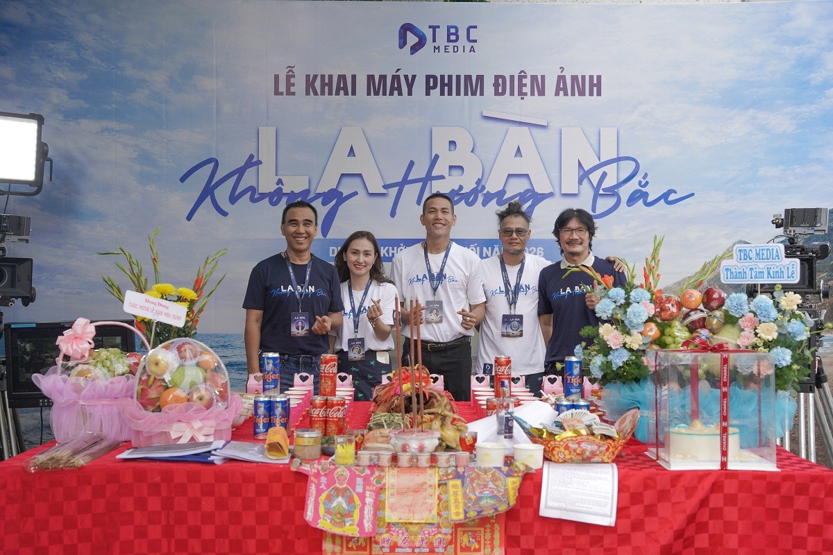 Quách Beem khai máy phim điện ảnh 'La bàn không hướng Bắc' với sự góp mặt của Hoài Linh và Quyền Linh