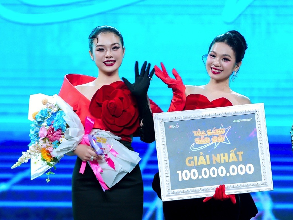 'Tỏa sáng sao đôi 2026': Chung kết xếp hạng bùng nổ, Trân Oanh - Thủy Tiên đăng quang thuyết phục