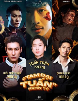 'Tam thái tử Tuấn': Ba gương mặt vàng nghìn tỷ của điện ảnh Việt