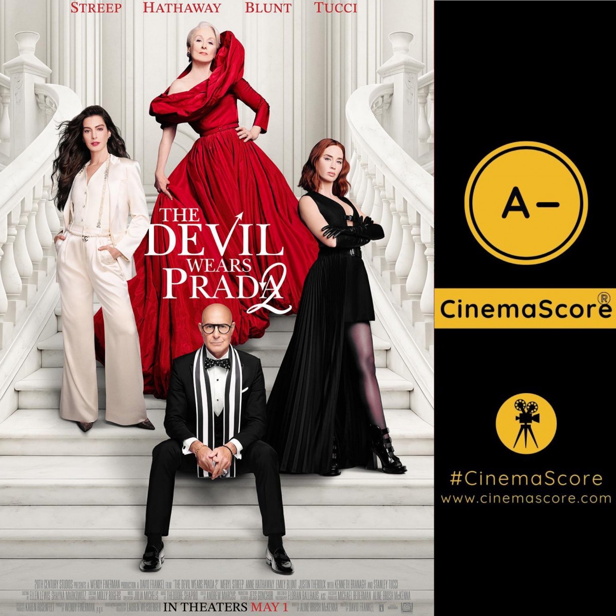 'The Devil Wears Prada 2' chiến thắng áp đảo tại phòng vé toàn cầu