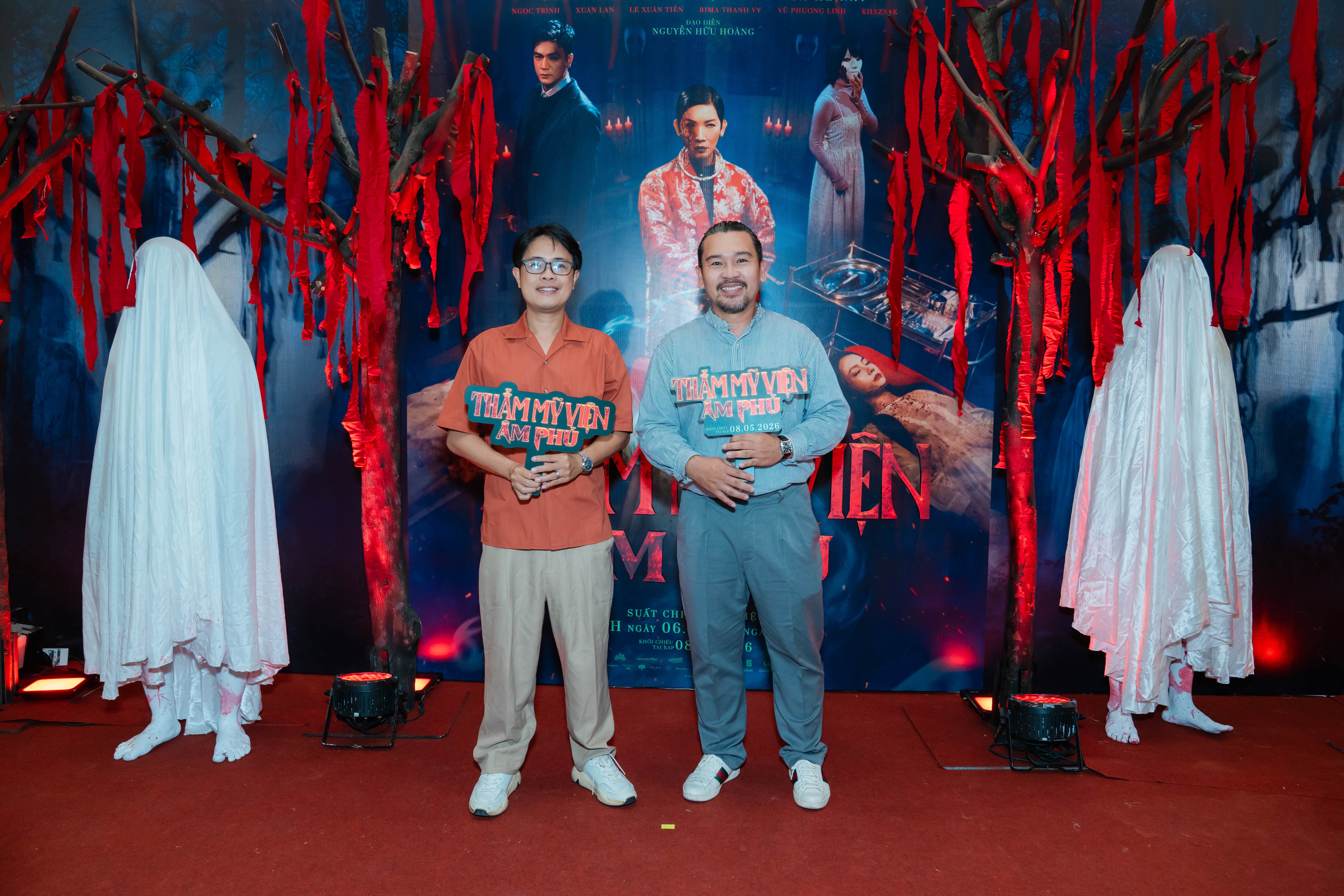 Đông đảo showbiz Việt chúc mừng phim 'Thẩm mỹ viện âm phủ' của Xuân Lan, Ngọc Trinh