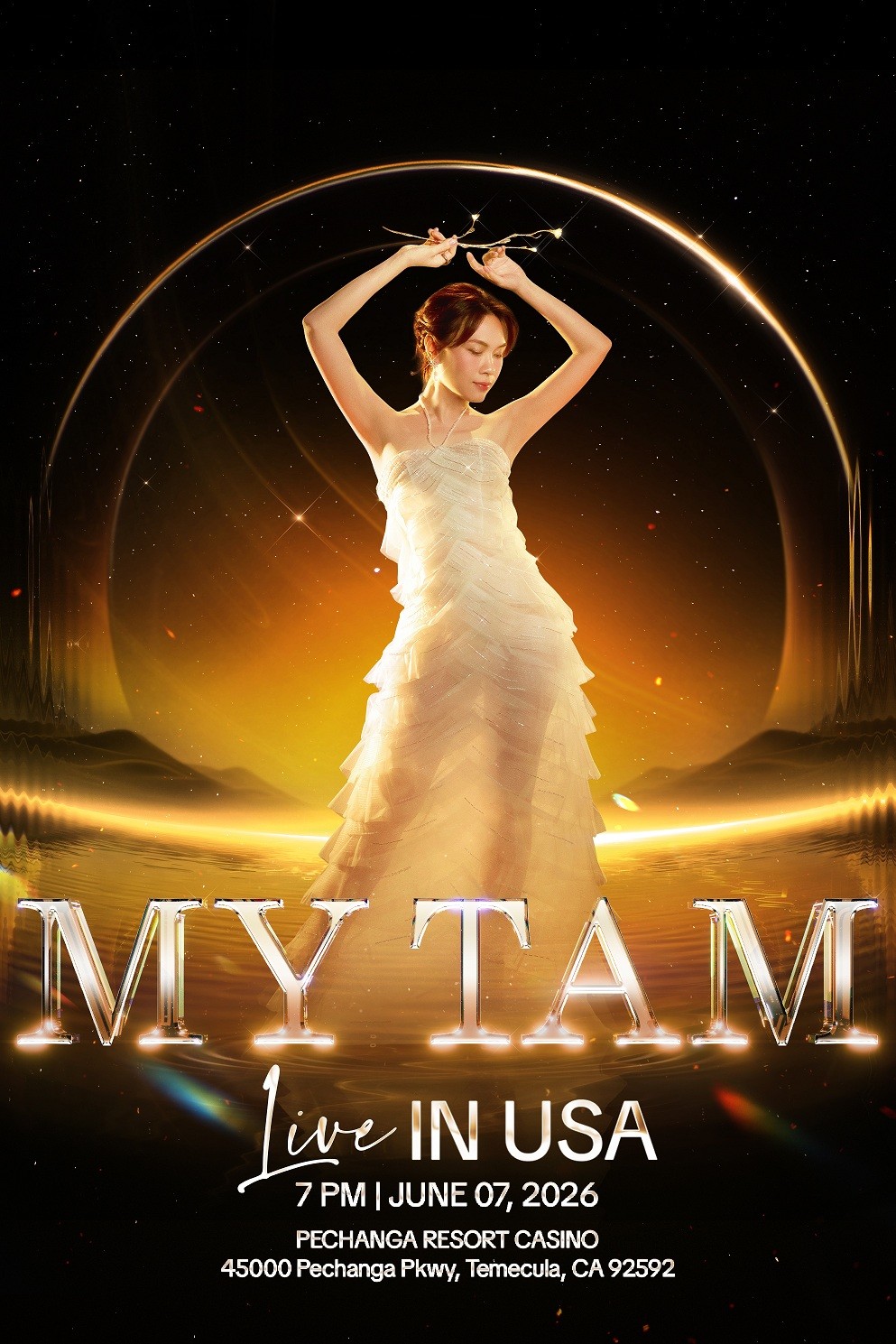 Trở lại Mỹ sau 2 năm, Mỹ Tâm lần đầu mang nhạc phim 'Tài' lên sân khấu live