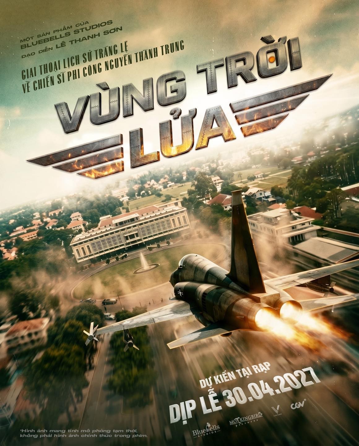 'Vùng trời lửa': Phim điện ảnh tái hiện vụ ném bom Dinh Độc Lập gây chấn động lịch sử