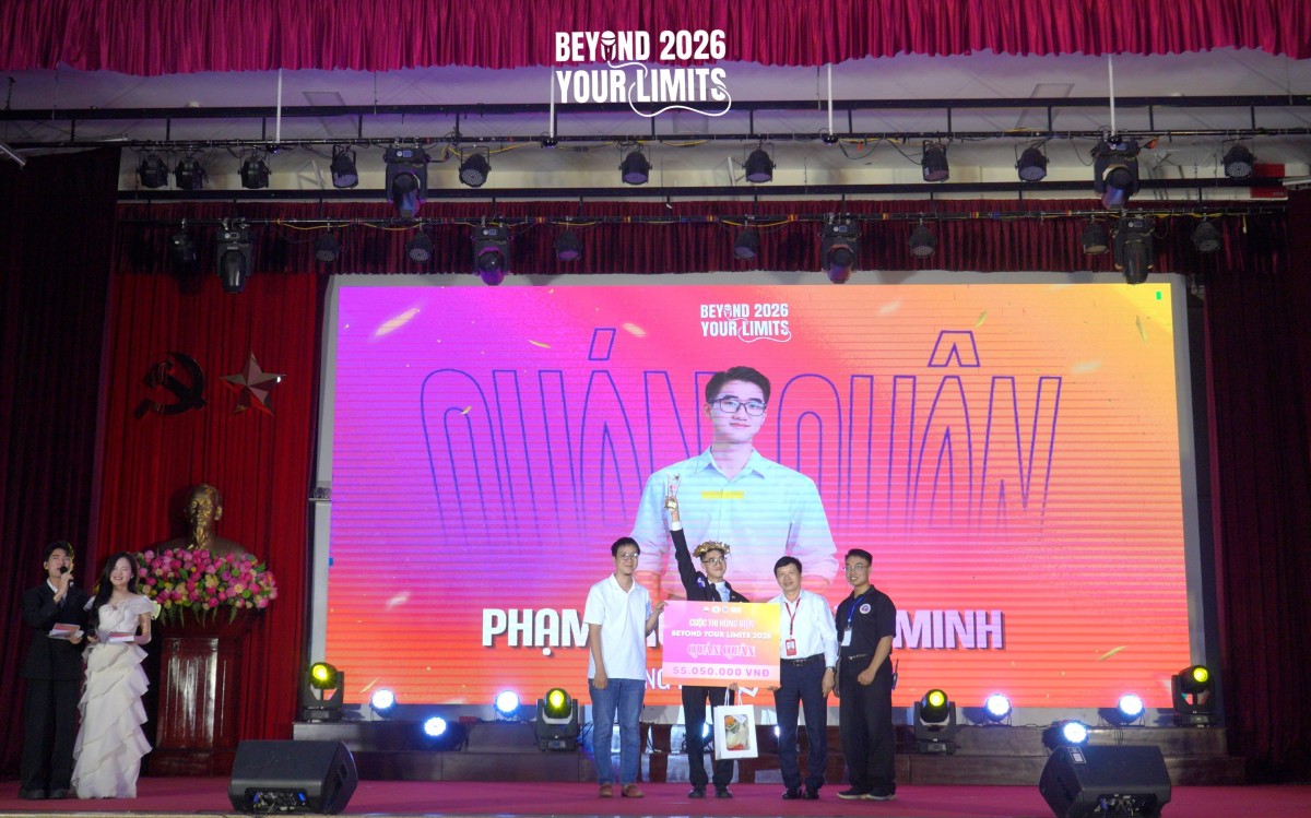 Bản lĩnh tranh biện tỏa sáng tại Chung kết 'Beyond Your Limits 2026'