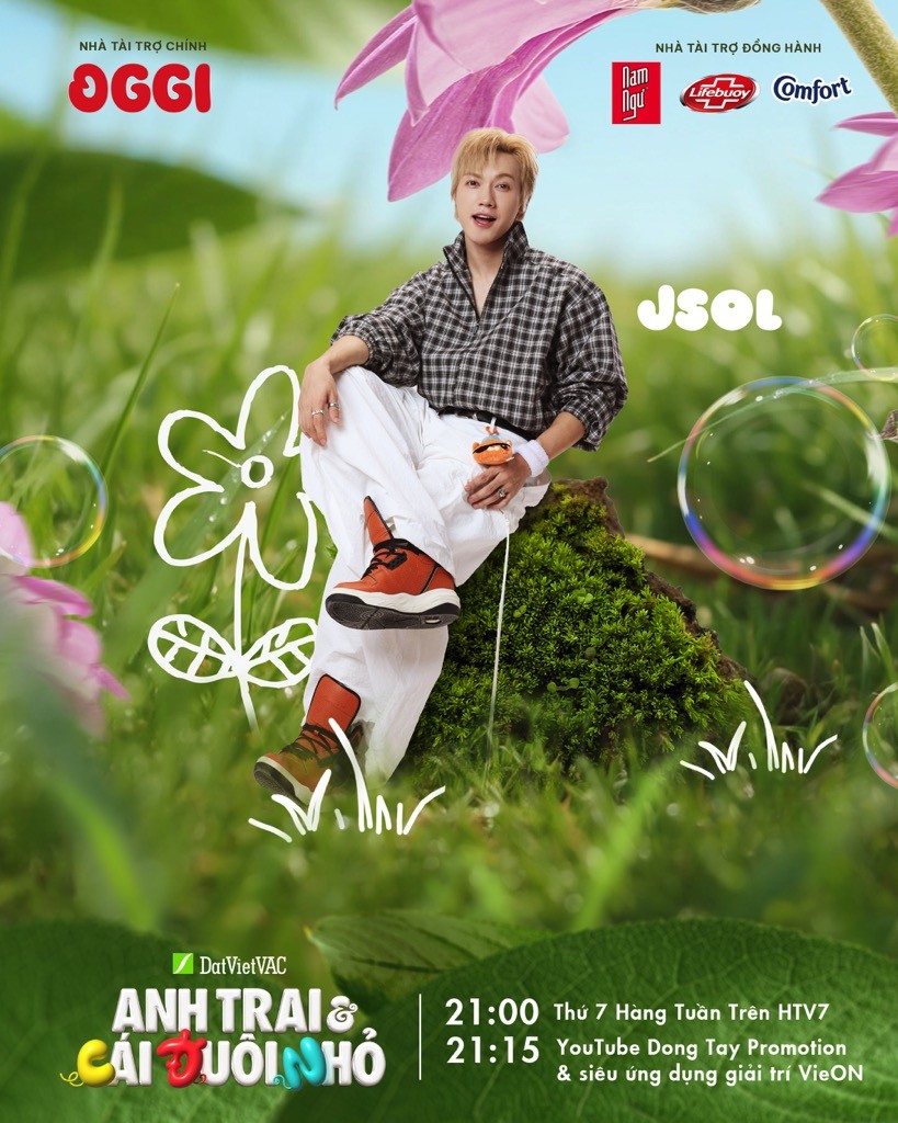 Isaac, Cody Nam Võ, Jsol, Hurrykng trở thành cast chính show 'Anh trai và cái đuôi nhỏ'