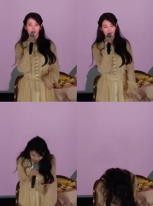 IU bật khóc xin lỗi khán giả trước làn sóng phản đối 'Perfect Crown'