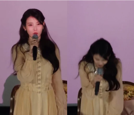 IU bật khóc xin lỗi khán giả trước làn sóng phản đối 'Perfect Crown'