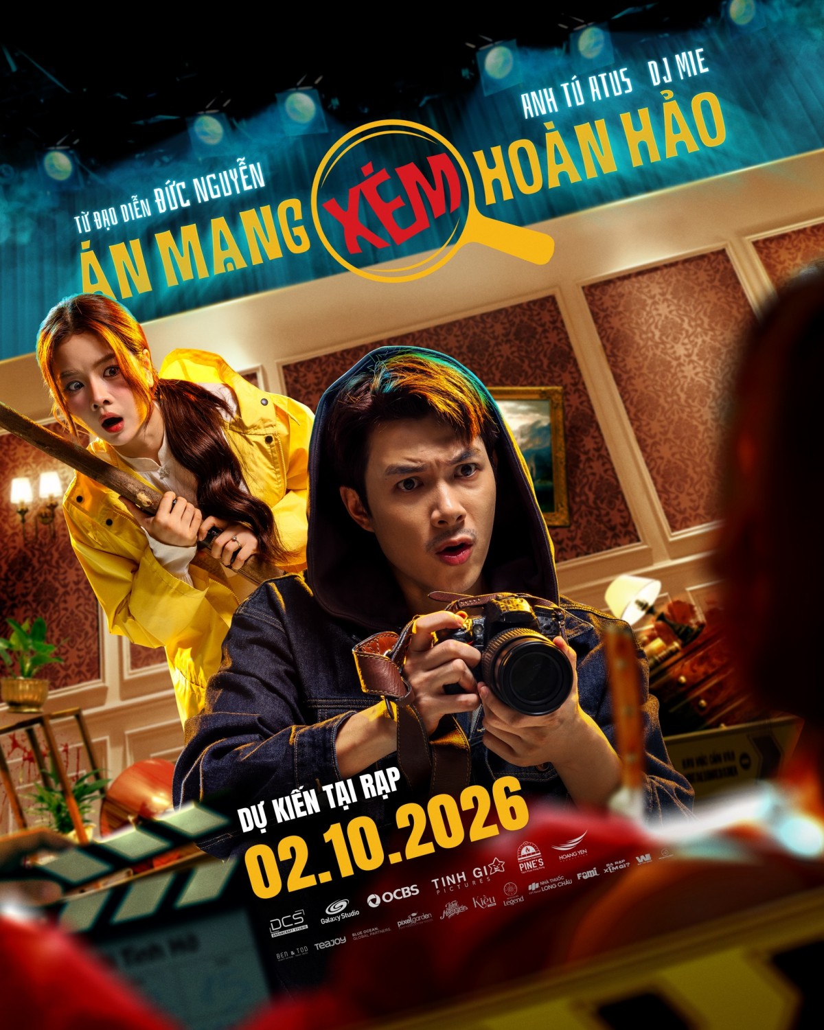 DJ Mie bắt tay Anh Tú Atus trong phim hài trinh thám 'Án mạng xém hoàn hảo'
