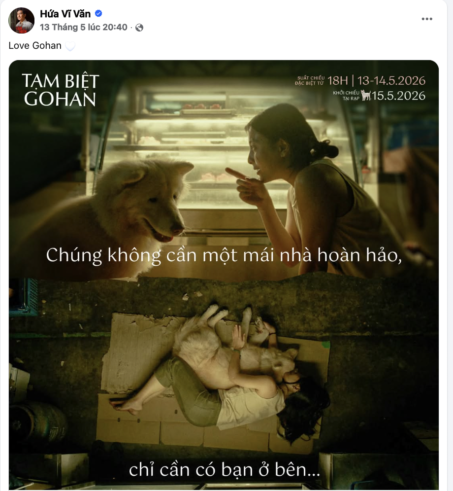 'Tạm biệt Gohan' trở thành siêu phẩm điện ảnh về thú cưng có doanh thu cao nhất mọi thời đại tại Việt Nam