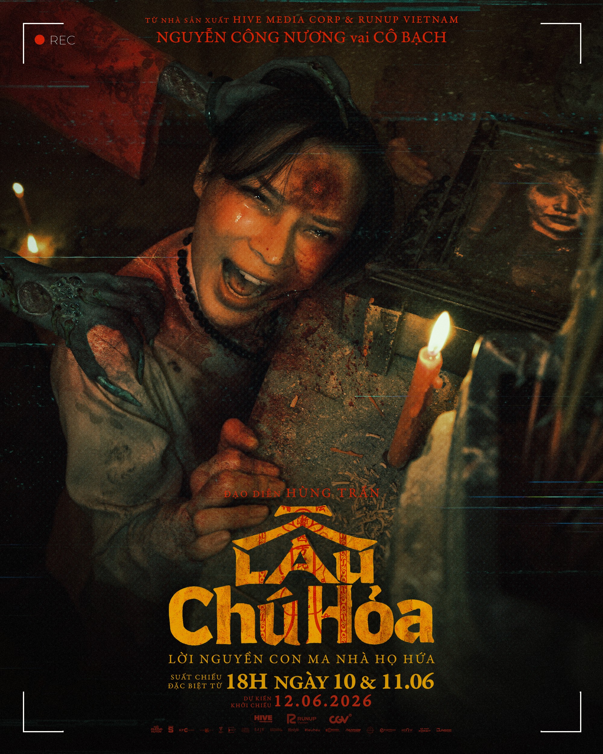 'Lầu chú Hỏa' tung poster nhân vật gây ám ảnh, hứa hẹn tạo nỗi sợ kinh hoàng trên màn ảnh