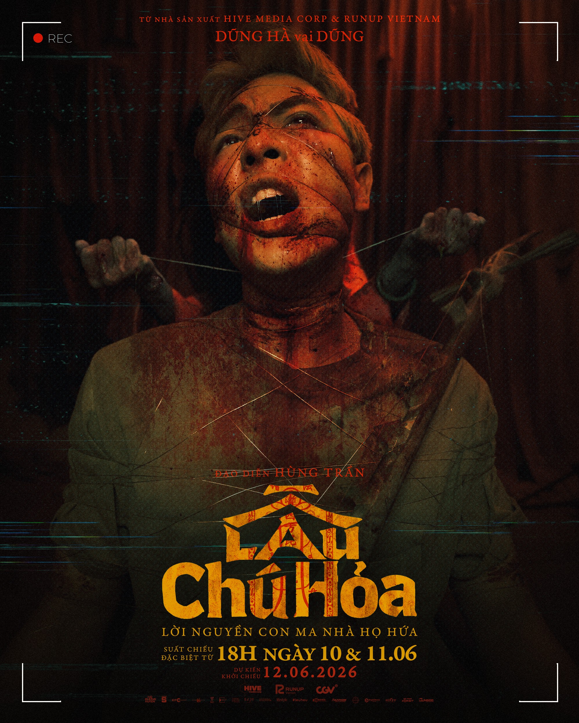 'Lầu chú Hỏa' tung poster nhân vật gây ám ảnh, hứa hẹn tạo nỗi sợ kinh hoàng trên màn ảnh