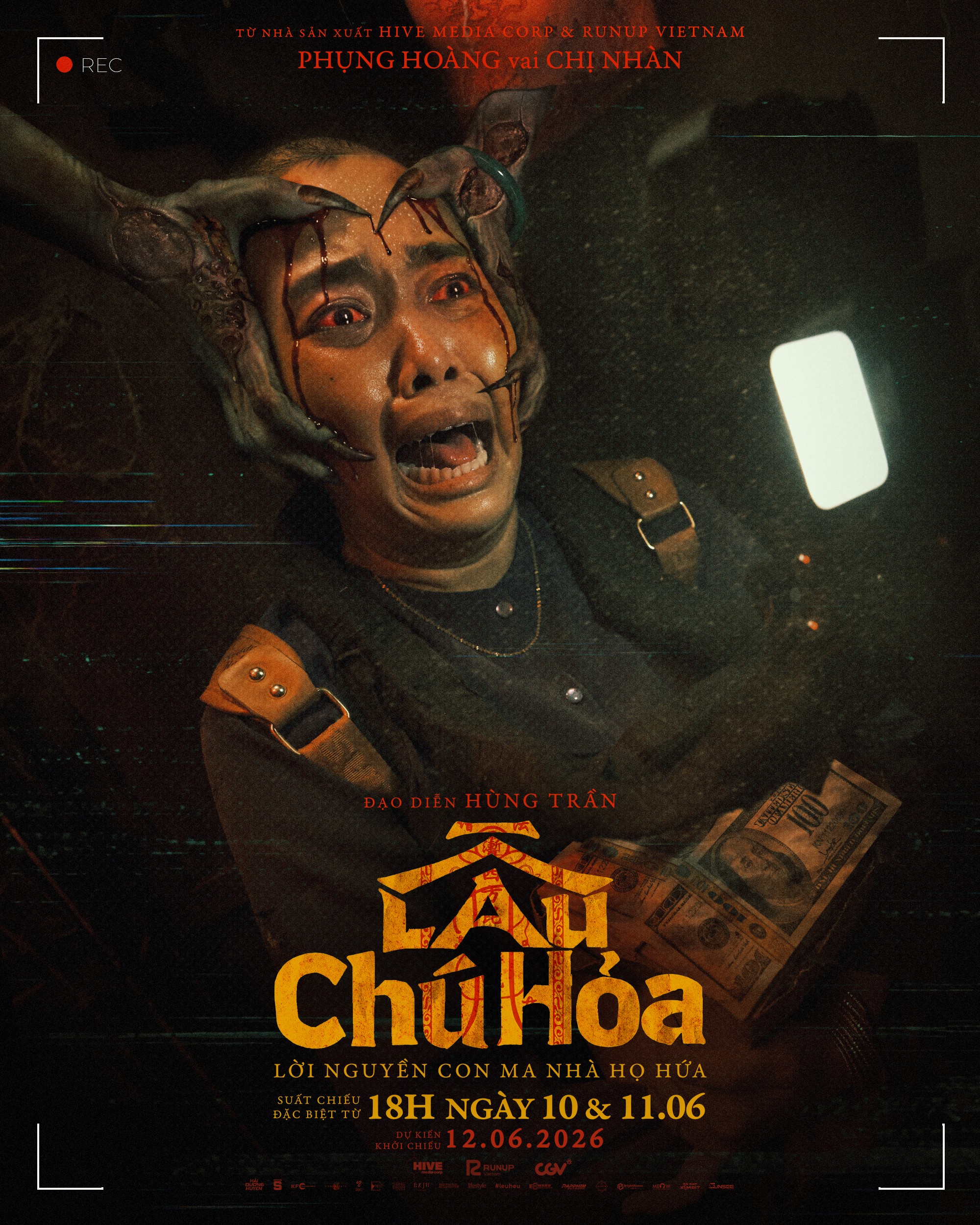 'Lầu chú Hỏa' tung poster nhân vật gây ám ảnh, hứa hẹn tạo nỗi sợ kinh hoàng trên màn ảnh