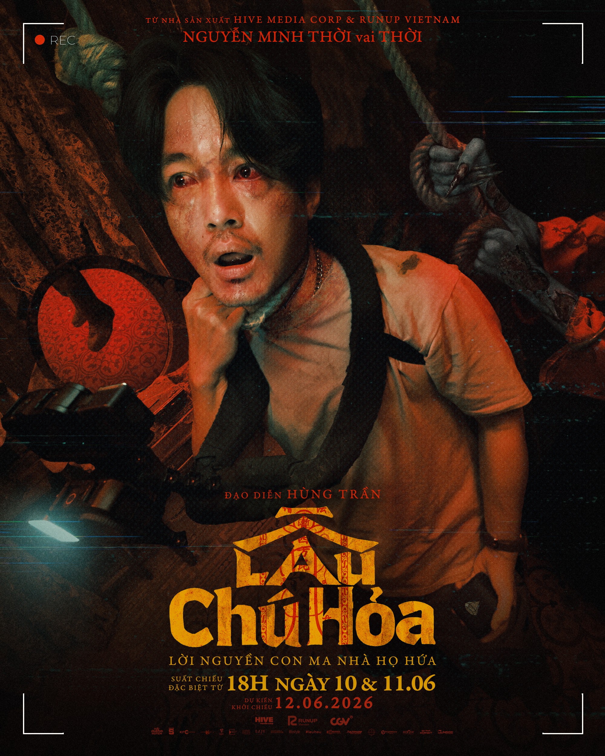'Lầu chú Hỏa' tung poster nhân vật gây ám ảnh, hứa hẹn tạo nỗi sợ kinh hoàng trên màn ảnh