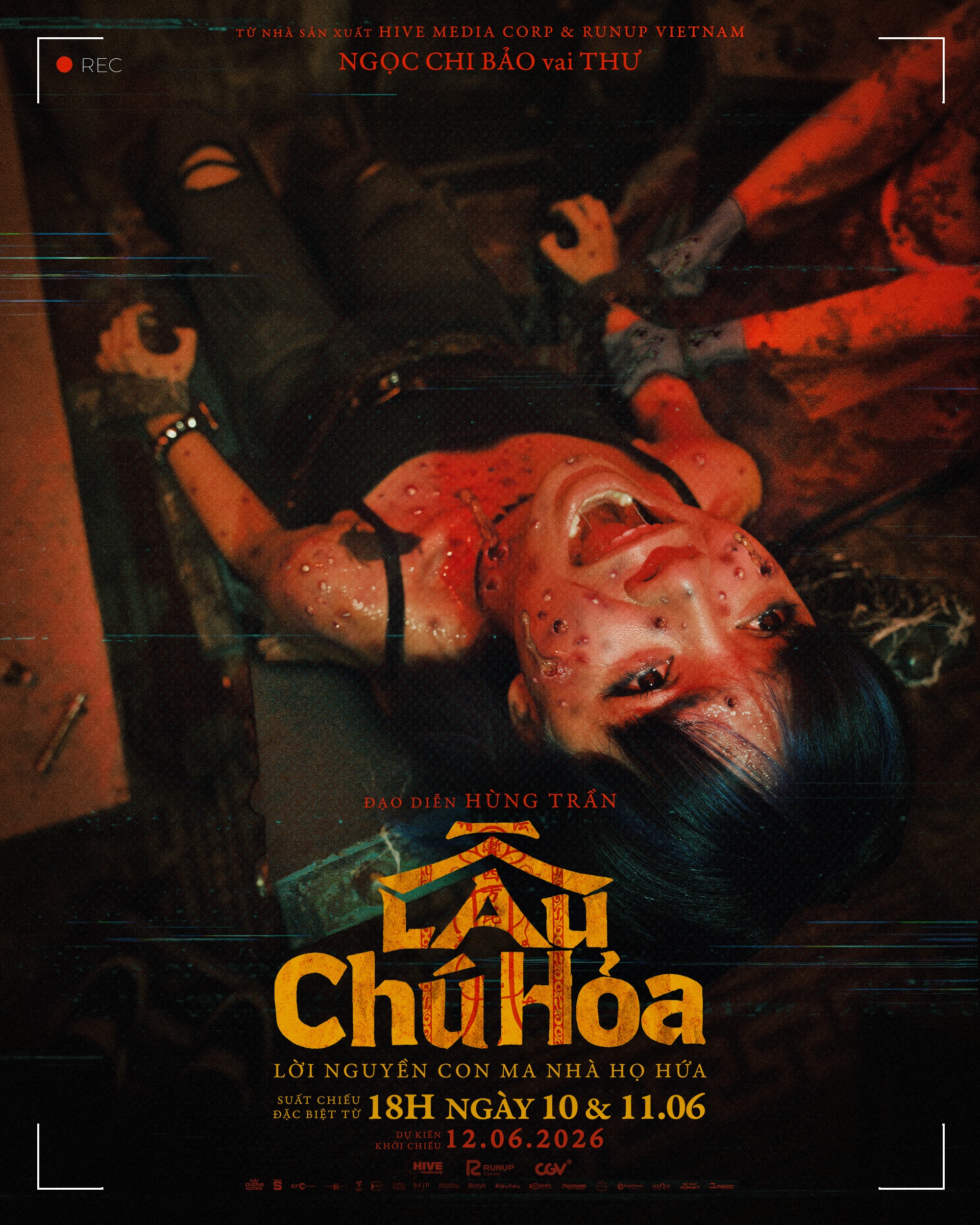 'Lầu chú Hỏa' tung poster nhân vật gây ám ảnh, hứa hẹn tạo nỗi sợ kinh hoàng trên màn ảnh