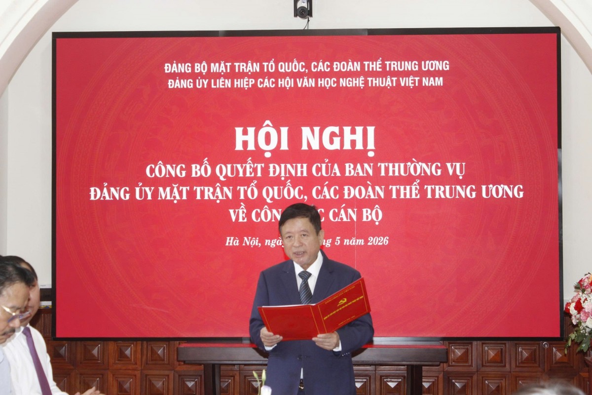 Nhạc sĩ Đỗ Hồng Quân giữ chức Bí thư Đảng ủy Liên hiệp các Hội Văn học Nghệ thuật Việt Nam