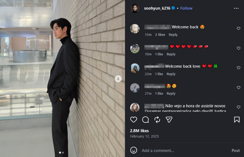 Kim Soo Hyun bất ngờ được ủng hộ mạnh mẽ