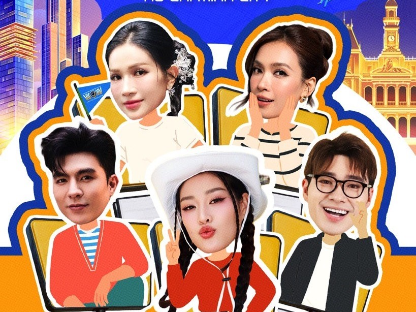 Steven Nguyễn, Khả Như, Khánh Vân, Ái Phương, Thầy Beo U40 làm tour guide cho series 'Wow Ho Chi Minh City'