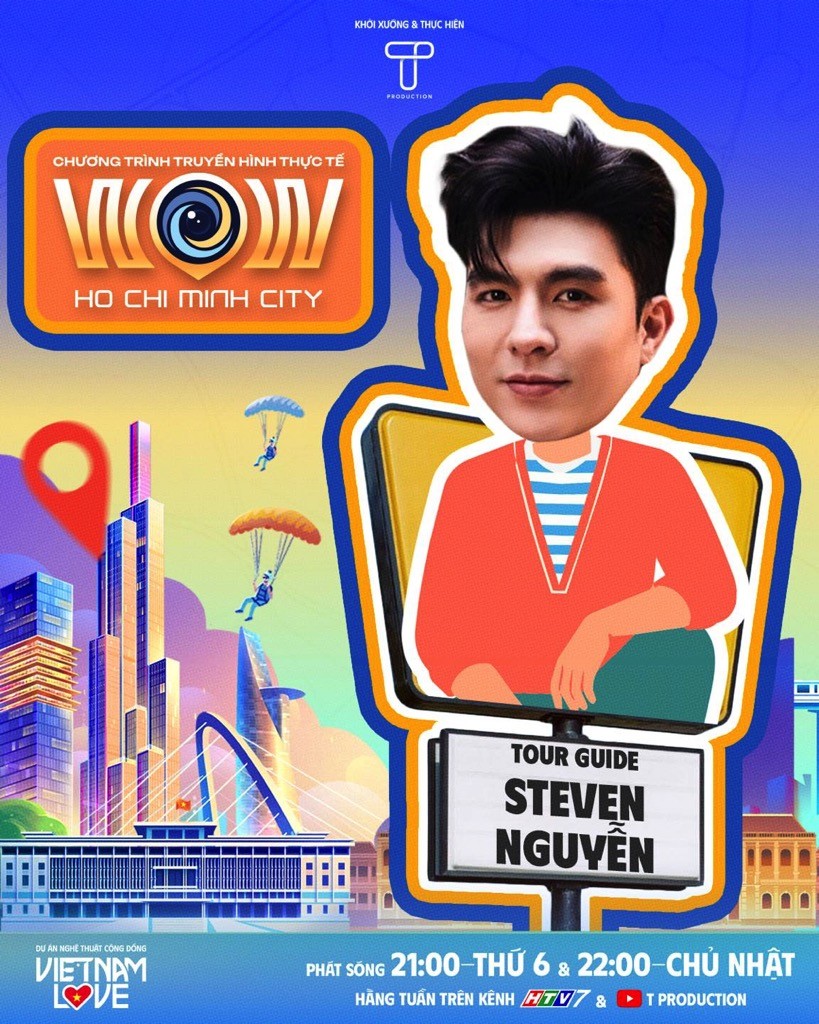 Steven Nguyễn, Khả Như, Khánh Vân, Ái Phương, Thầy Beo U40 làm tour guide cho series 'Wow Ho Chi Minh City'