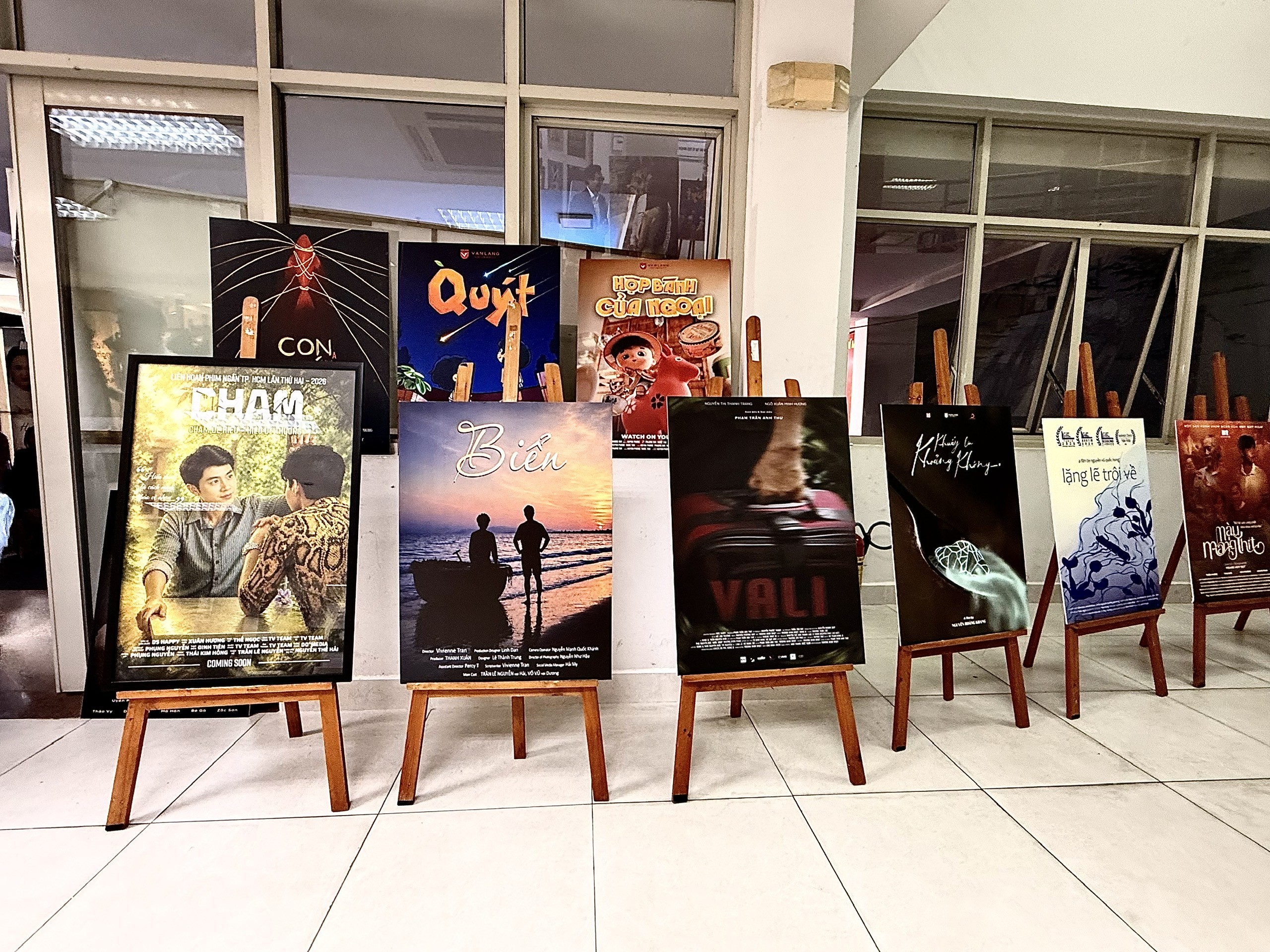 45 poster phim tranh giải 'Cuộc thi thiết kế poster phim' tại Liên hoan phim ngắn Thành phố Hồ Chí Minh lần II - năm 2026
