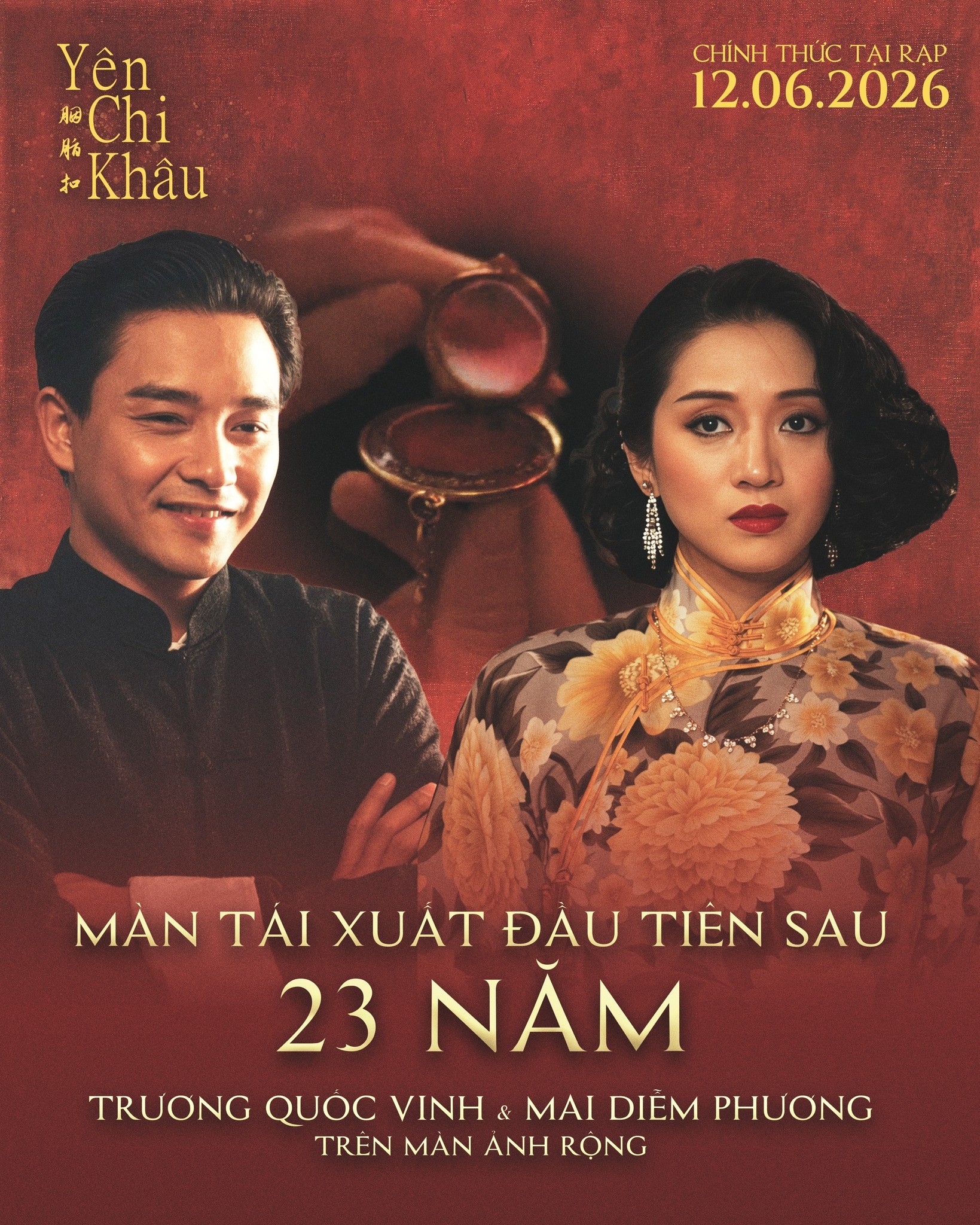 Màn kết hợp huyền thoại của Trương Quốc Vinh - Mai Diễm Phương trong 'Yên Chi Khâu' trở lại với khán giả Việt