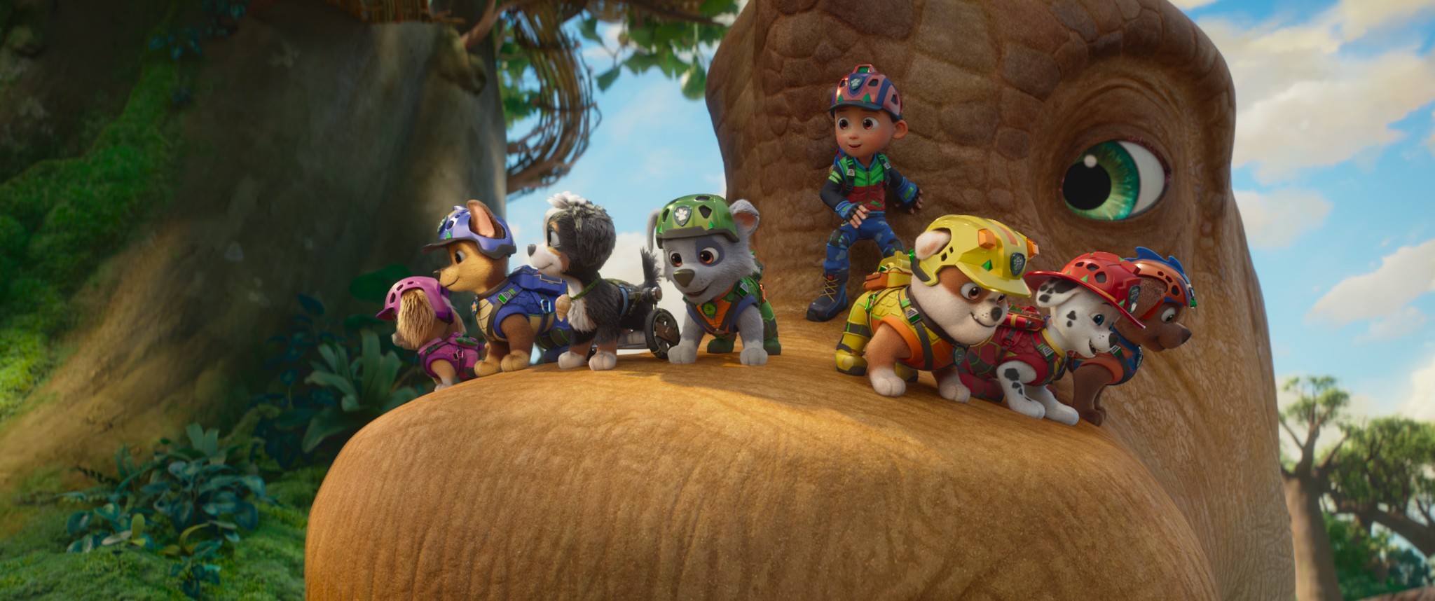 'Paw Patrol: Phim Khủng Long' gây sốt với chú khủng long mới siêu đáng yêu cùng thế giới tiền sử hoành tráng