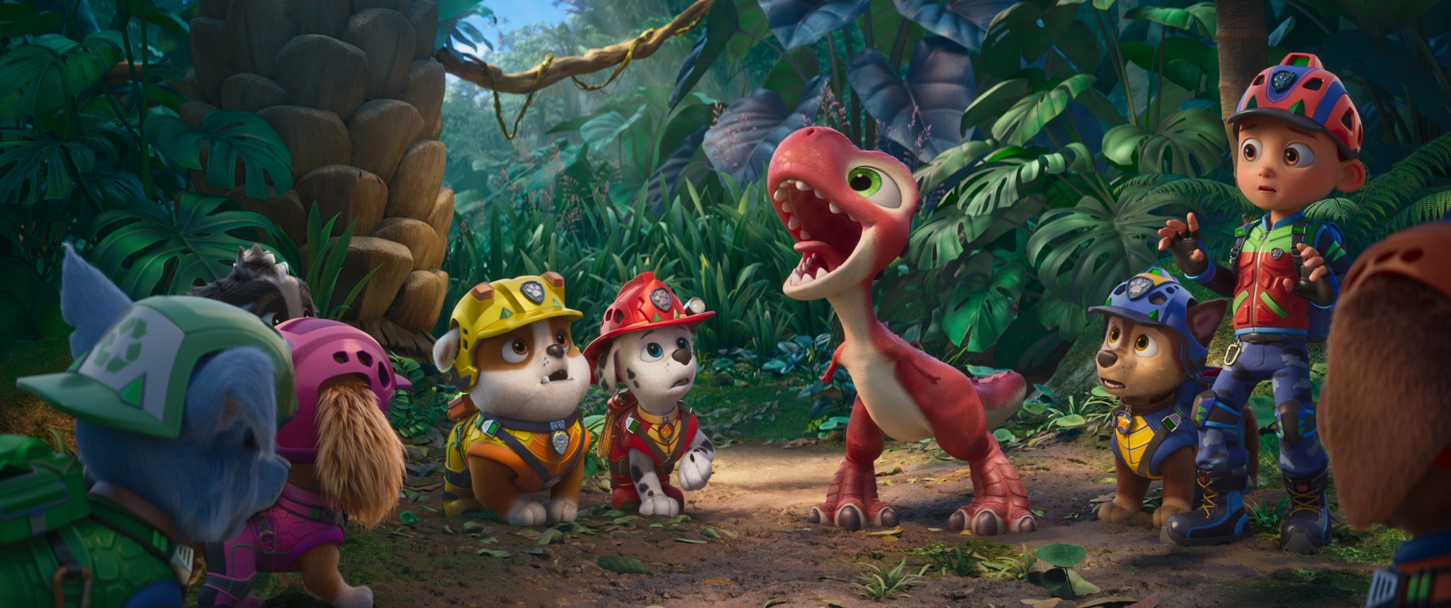 'Paw Patrol: Phim Khủng Long' gây sốt với chú khủng long mới siêu đáng yêu cùng thế giới tiền sử hoành tráng